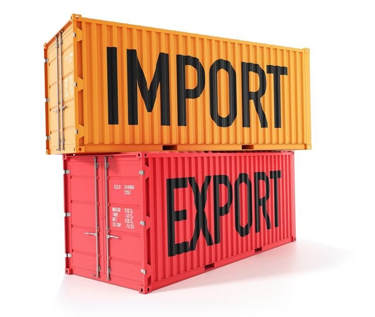Conteneurs maritimes import et export
